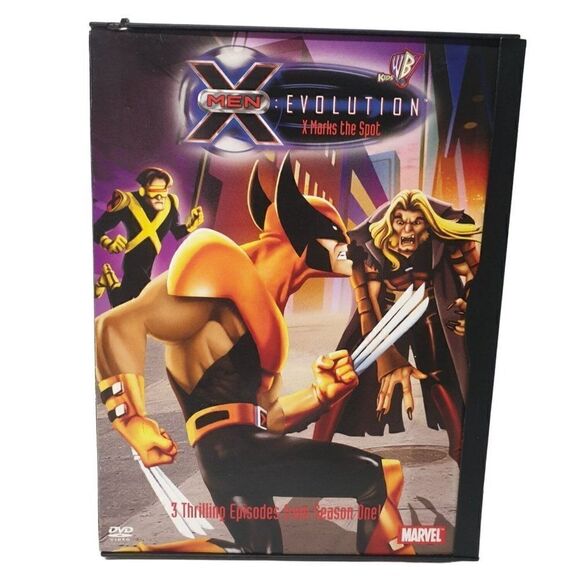 X-Men Evolution X Marks the Spot Marvel WB Kids DVD - Picture 1 of 2
